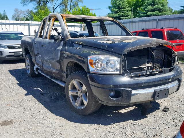 1D7HU18287S216542 - 2007 DODGE RAM 1500 S BLACK photo 1