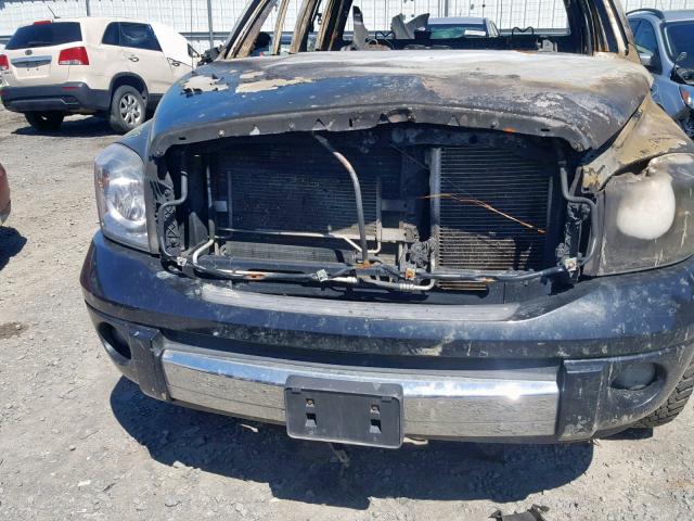 1D7HU18287S216542 - 2007 DODGE RAM 1500 S BLACK photo 7