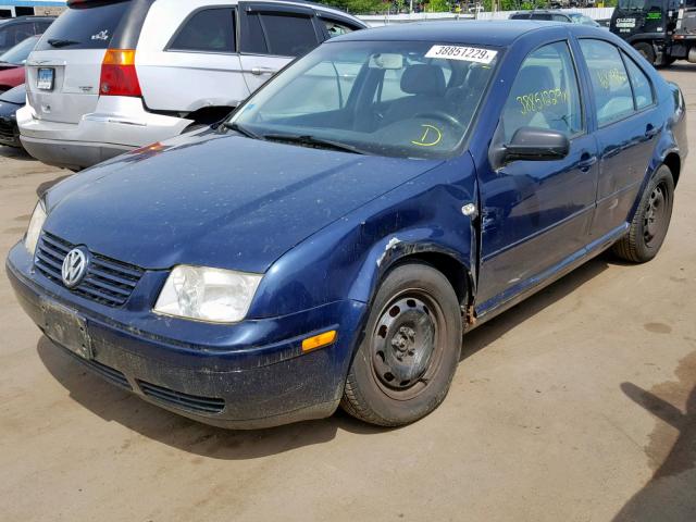 3VWRK69M43M022530 - 2003 VOLKSWAGEN JETTA GL BLUE photo 2