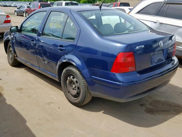 3VWRK69M43M022530 - 2003 VOLKSWAGEN JETTA GL BLUE photo 3