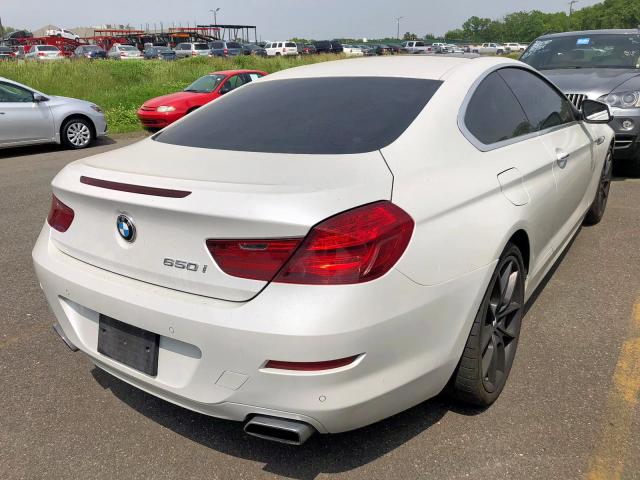 WBALX3C55CC528523 - 2012 BMW 650 I WHITE photo 3