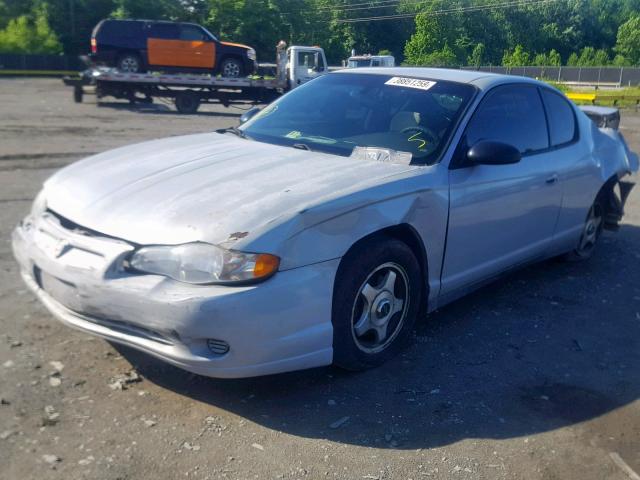 2G1WW12EX59299817 - 2005 CHEVROLET MONTE CARL ვერცხლისფერი ფოტო 2