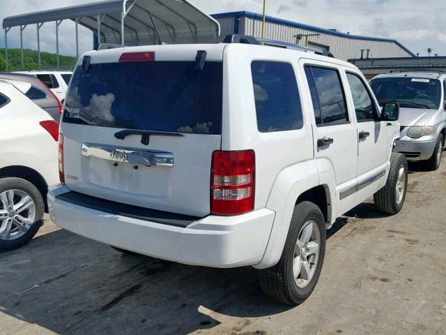 1C4PJLCK8CW144598 - 2012 JEEP LIBERTY LI WHITE photo 4