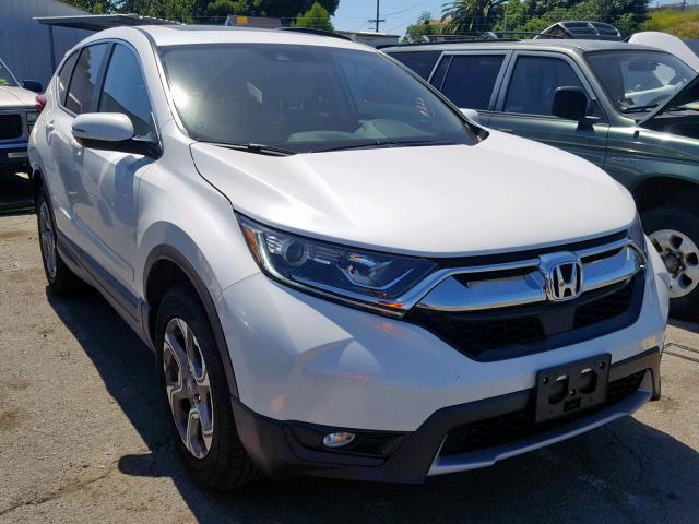 JHLRW2H87KX008668 - 2019 HONDA CR-V EXL WHITE photo 1