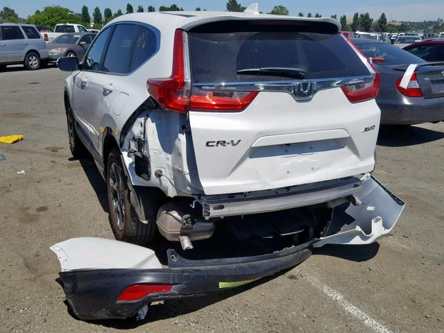 JHLRW2H87KX008668 - 2019 HONDA CR-V EXL WHITE photo 3