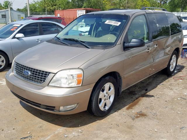 2FMDA52236BA11765 - 2006 FORD FREESTAR S TAN photo 2