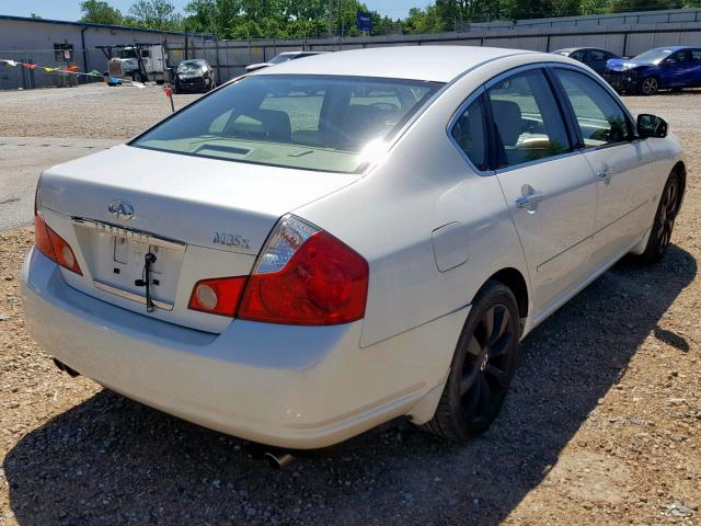 JNKAY01F57M451880 - 2007 INFINITI M35 BASE WHITE photo 4