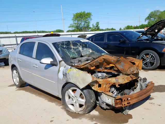 1G1AL55F977166243 - 2007 CHEVROLET COBALT LT SILVER photo 1