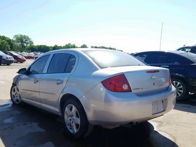 1G1AL55F977166243 - 2007 CHEVROLET COBALT LT SILVER photo 3