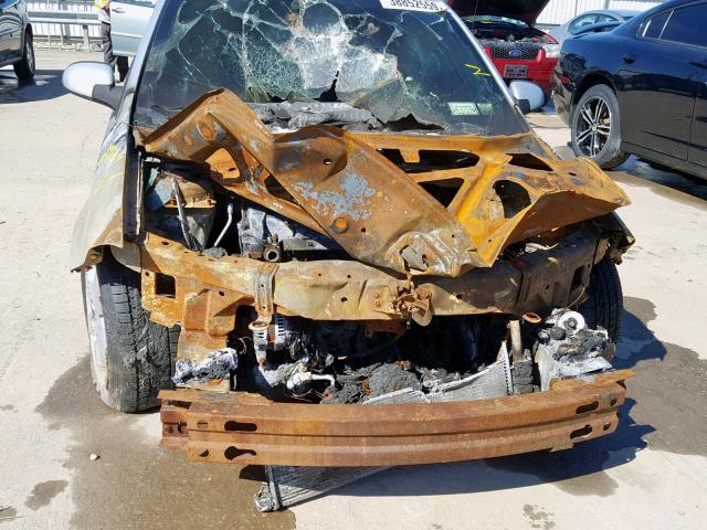 1G1AL55F977166243 - 2007 CHEVROLET COBALT LT SILVER photo 9