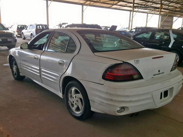 1G2NF52E6YM775129 - 2000 PONTIAC GRAND AM S WHITE photo 3