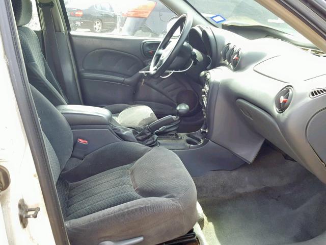 1G2NF52E32M583691 - 2002 PONTIAC GRAND AM S WHITE photo 5