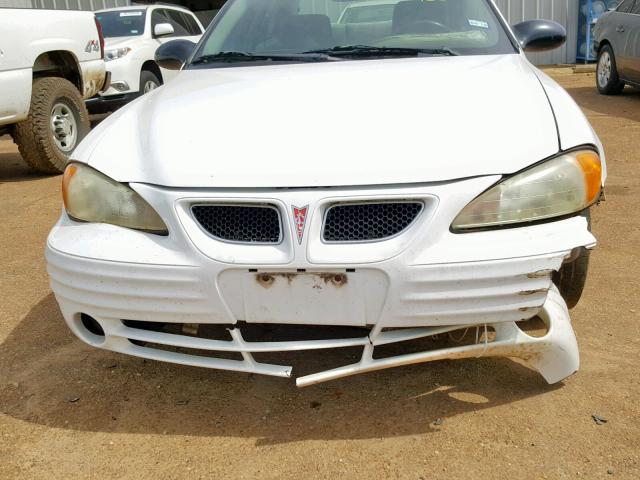 1G2NF52E32M583691 - 2002 PONTIAC GRAND AM S WHITE photo 9