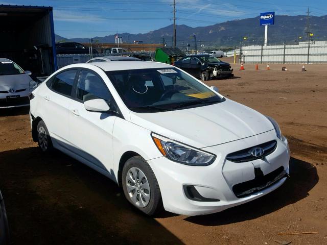 KMHCT4AE4GU121022 - 2016 HYUNDAI ACCENT SE WHITE photo 1