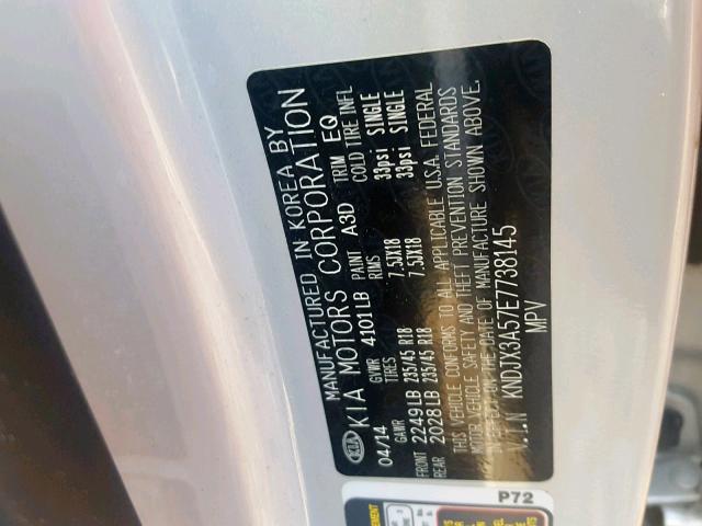KNDJX3A57E7738145 - 2014 KIA SOUL ! Gümüş foto 10