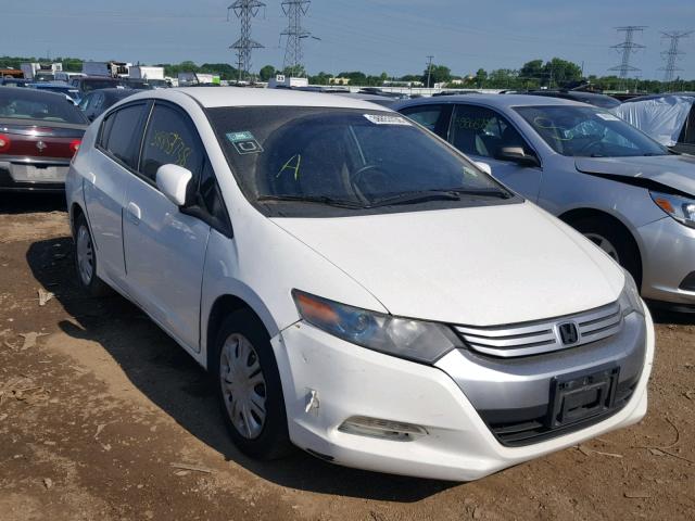 JHMZE2H54BS004319 - 2011 HONDA INSIGHT LX WHITE photo 1