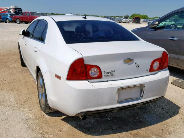 1G1ZH57B19F177938 - 2009 CHEVROLET MALIBU 1LT WHITE photo 3