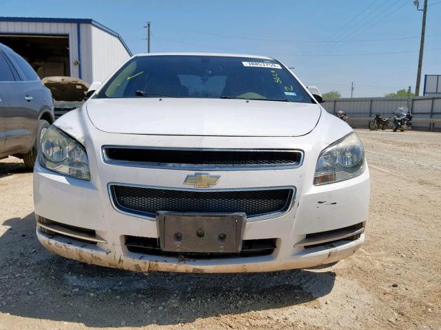 1G1ZH57B19F177938 - 2009 CHEVROLET MALIBU 1LT WHITE photo 9