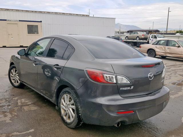 JM1BL1W8XC1560772 - 2012 MAZDA 3 I GRAY photo 3