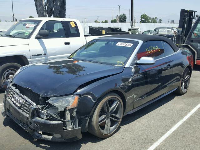 WAUVGAFH4AN025053 - 2010 AUDI S5 PRESTIG BLACK photo 2