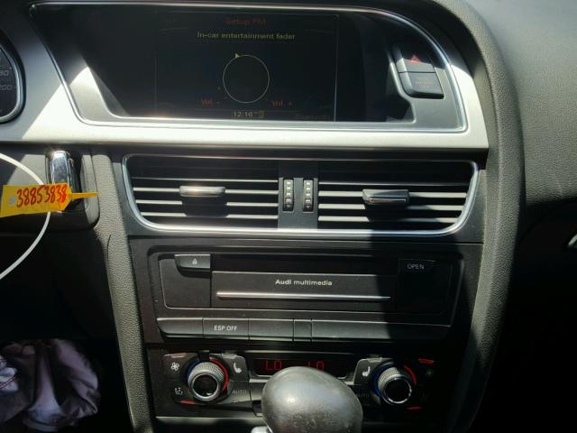 WAUVGAFH4AN025053 - 2010 AUDI S5 PRESTIG BLACK photo 9