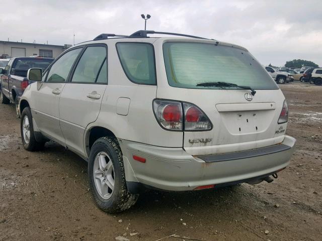 JTJHF10U510225524 - 2001 LEXUS RX 300 WHITE photo 3