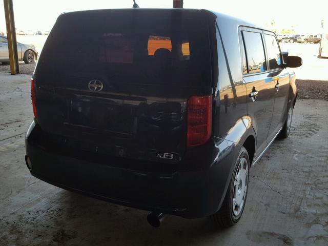 JTLKE50E891084423 - 2009 TOYOTA SCION XB შავი ფოტო 4