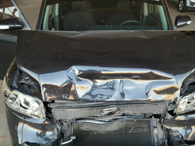 JTLKE50E891084423 - 2009 TOYOTA SCION XB შავი ფოტო 7