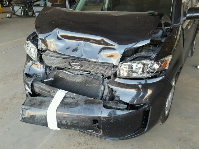JTLKE50E891084423 - 2009 TOYOTA SCION XB შავი ფოტო 9