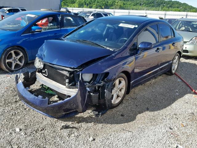 2HGFA16669H505771 - 2009 HONDA CIVIC LX-S ლურჯი ფოტო 2