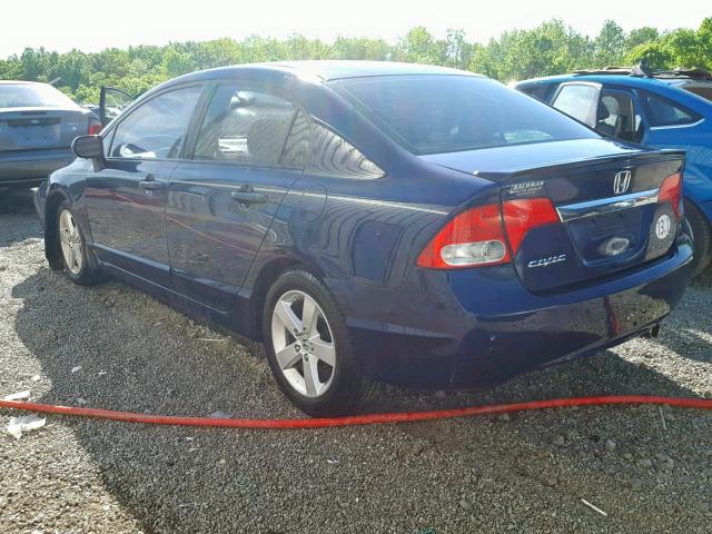 2HGFA16669H505771 - 2009 HONDA CIVIC LX-S ლურჯი ფოტო 3