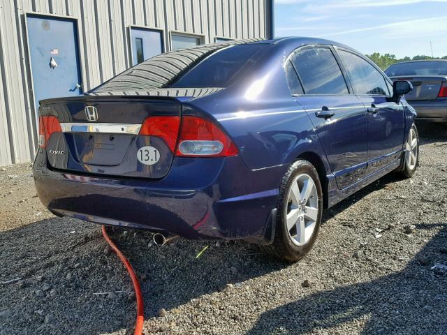 2HGFA16669H505771 - 2009 HONDA CIVIC LX-S ლურჯი ფოტო 4