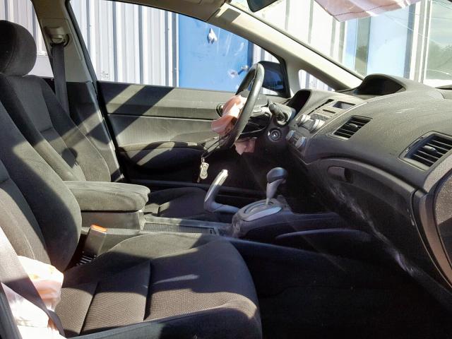 2HGFA16669H505771 - 2009 HONDA CIVIC LX-S ლურჯი ფოტო 5