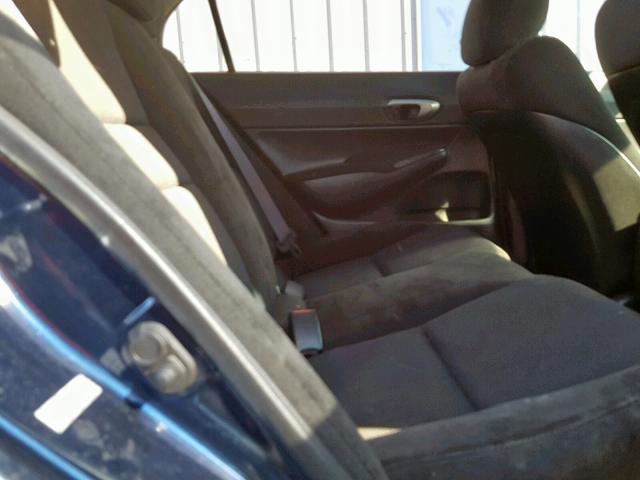 2HGFA16669H505771 - 2009 HONDA CIVIC LX-S ლურჯი ფოტო 6