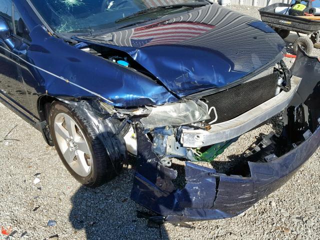 2HGFA16669H505771 - 2009 HONDA CIVIC LX-S ლურჯი ფოტო 9