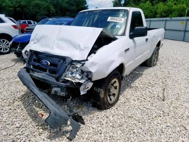 1FTKR1ADXBPA42322 - 2011 FORD RANGER WHITE photo 2