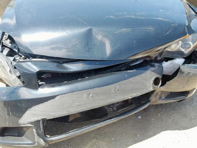 JTKDE167590300636 - 2009 TOYOTA SCION TC BLACK photo 7