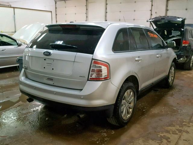 2FMDK38C89BA65021 - 2009 FORD EDGE SEL SILVER photo 4