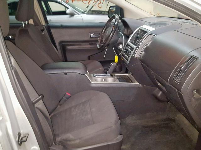 2FMDK38C89BA65021 - 2009 FORD EDGE SEL SILVER photo 5