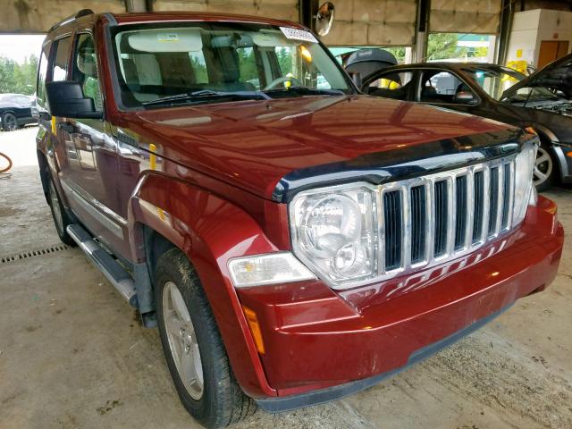 1J8GN58K38W178442 - 2008 JEEP LIBERTY LI RED photo 1