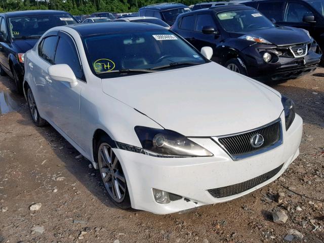 JTHBK262185065864 - 2008 LEXUS IS 250 WHITE photo 1