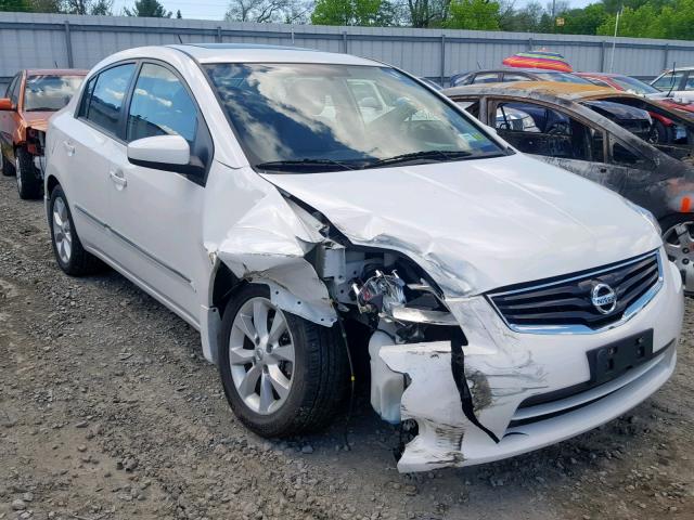 3N1AB6AP1AL726664 - 2010 NISSAN SENTRA 2.0 WHITE photo 1