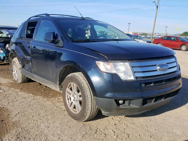 2FMDK48C08BA08123 - 2008 FORD EDGE SEL BLUE photo 1