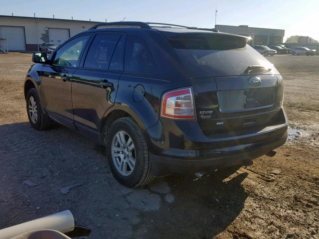 2FMDK48C08BA08123 - 2008 FORD EDGE SEL BLUE photo 3