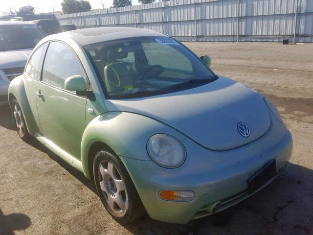 3VWCC21C1YM446396 - 2000 VOLKSWAGEN NEW BEETLE მწვანე ფოტო 1