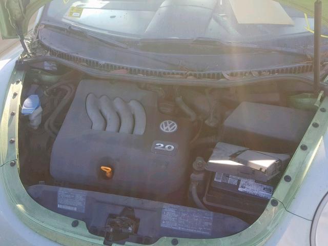3VWCC21C1YM446396 - 2000 VOLKSWAGEN NEW BEETLE მწვანე ფოტო 7