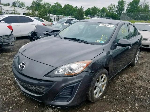 JM1BL1VG5B1380994 - 2011 MAZDA 3 I GRAY photo 2