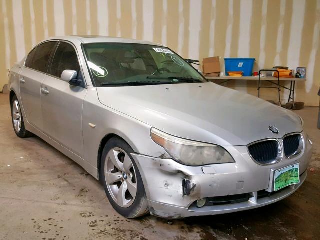 WBANE53546CK78786 - 2006 BMW 525 I SILVER photo 1