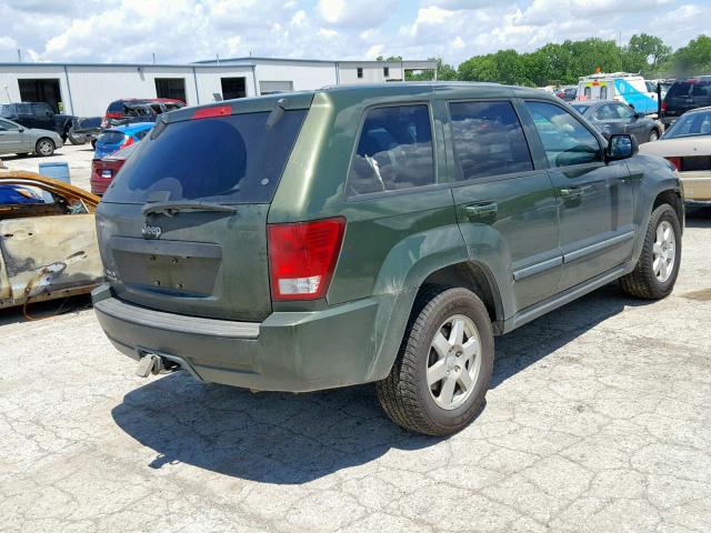 1J8GR48K38C173810 - 2008 JEEP GRAND CHER GREEN photo 4