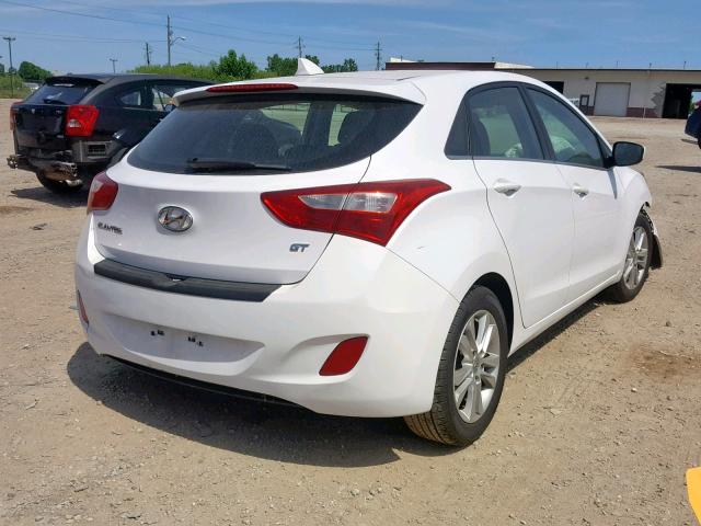 KMHD35LE0DU107217 - 2013 HYUNDAI ELANTRA GT WHITE photo 4